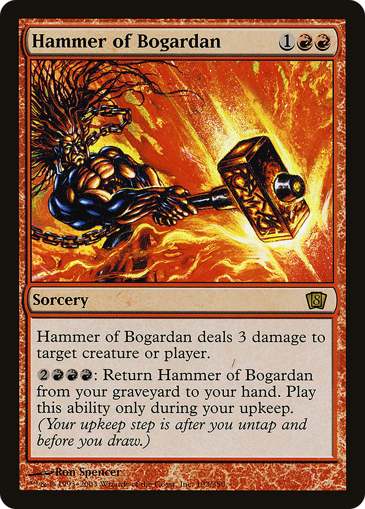 Hammer of Bogardan (8ED-193★) - Eighth Edition Foil
