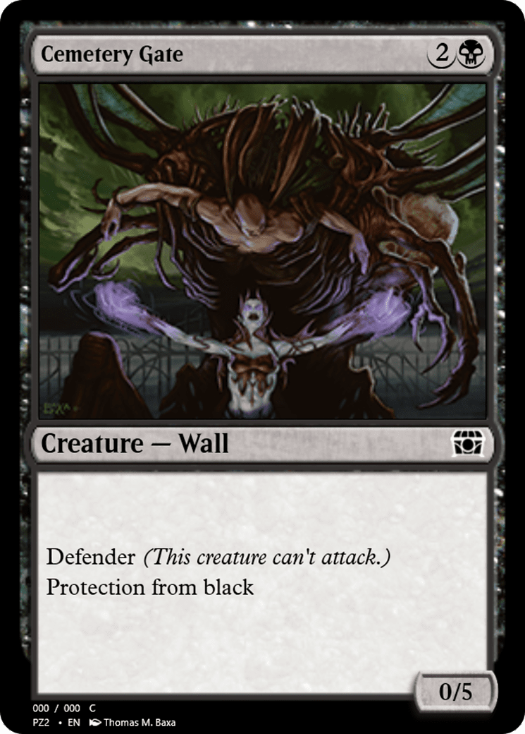 Cemetery Gate (PZ2-65835) - Treasure Chest Foil