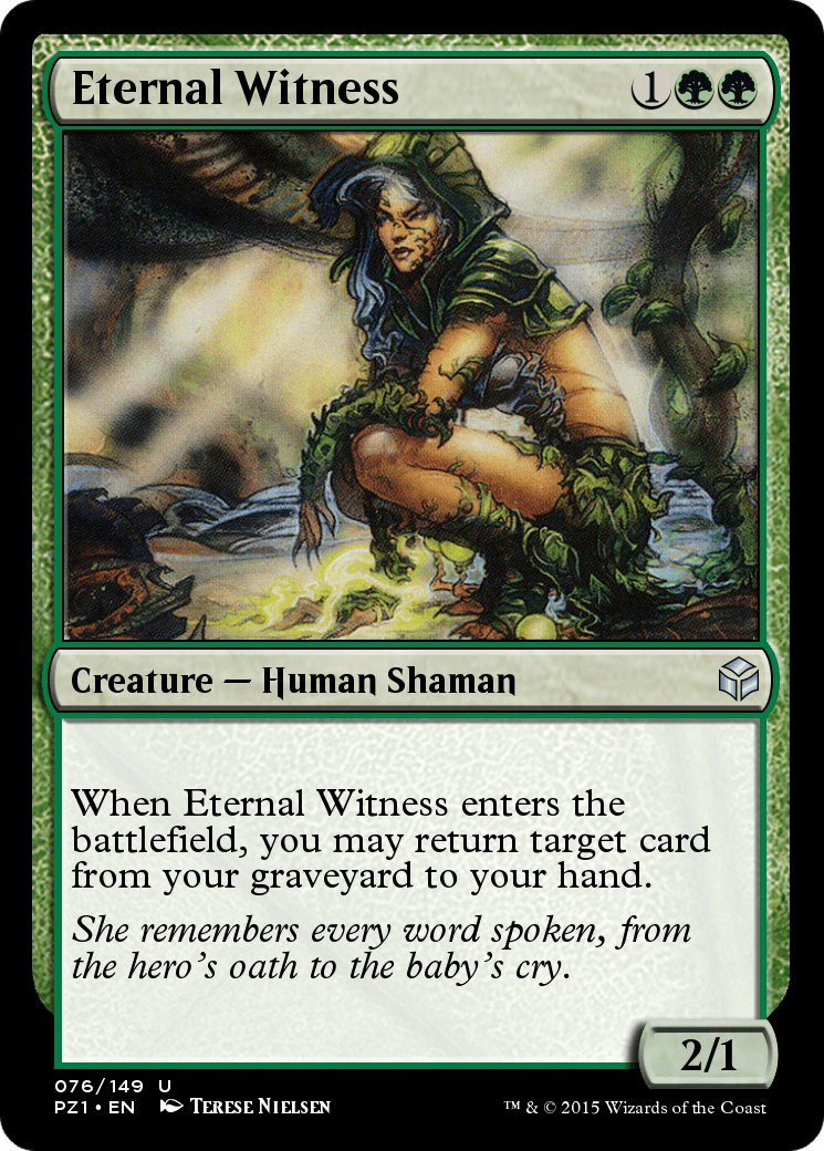 Eternal Witness (PZ1-076) - Legendary Cube Prize Pack Foil