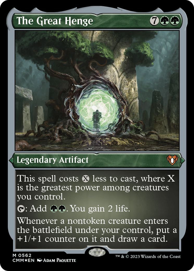 The Great Henge (CMM-562) - Commander Masters Etched Foil