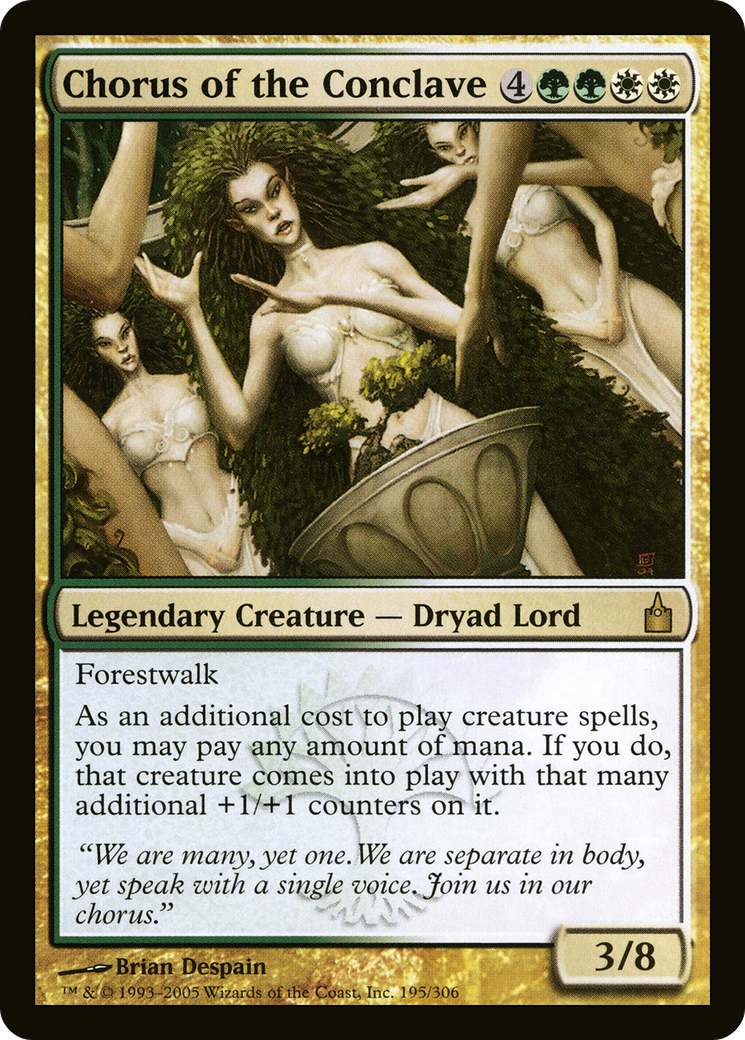 Chorus of the Conclave (RAV-195) - Ravnica: City of Guilds Foil
