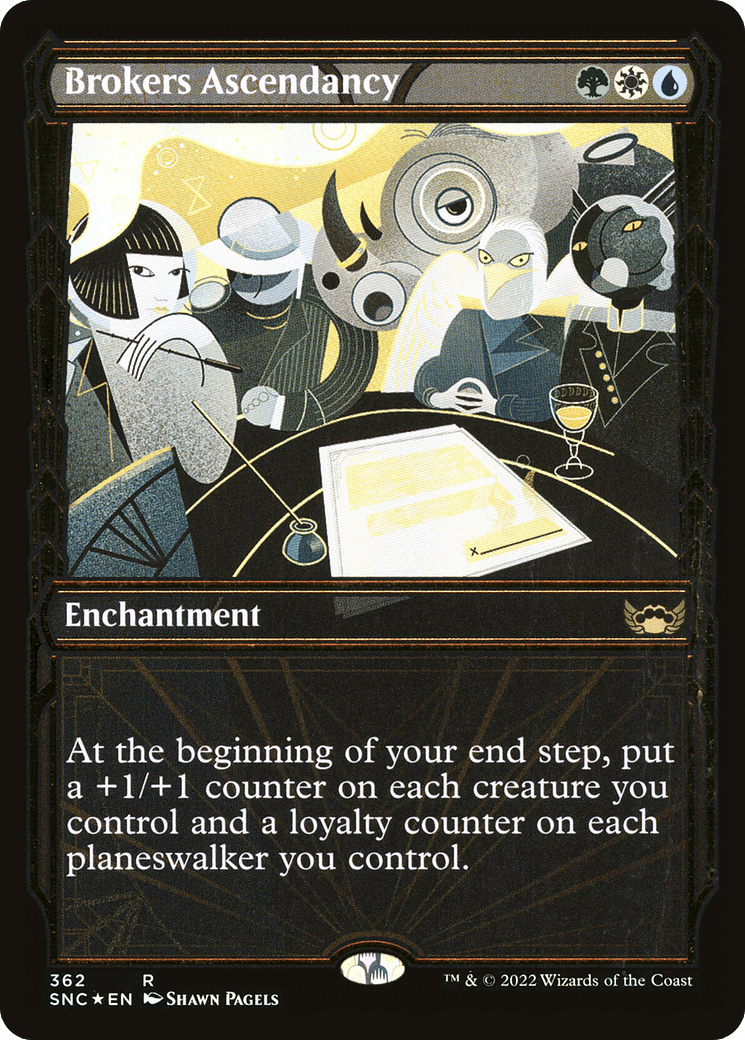 Brokers Ascendancy (SNC-362) - Streets of New Capenna: (Showcase) Foil