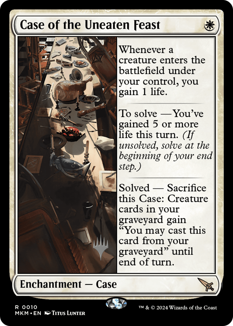 Case of the Uneaten Feast (PMKM-10P) - Murders at Karlov Manor Promos