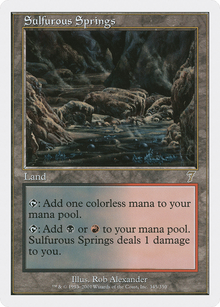 Sulfurous Springs (7ED-345) - Seventh Edition