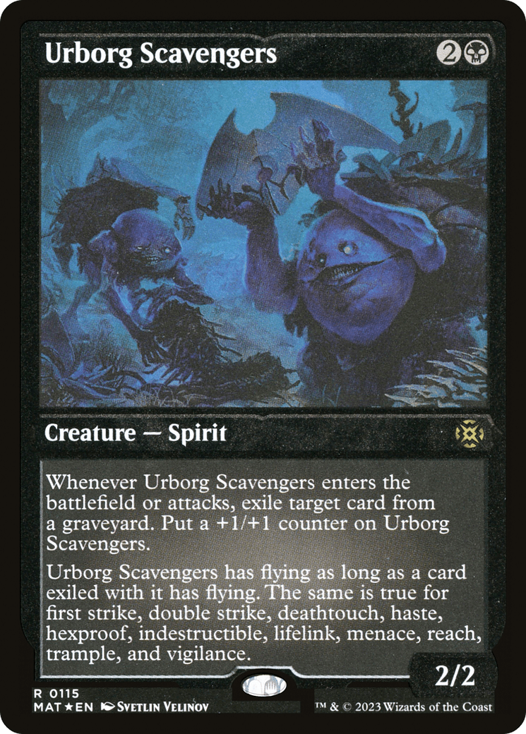 Urborg Scavengers (MAT-115) - March of the Machine: The Aftermath Etched Foil