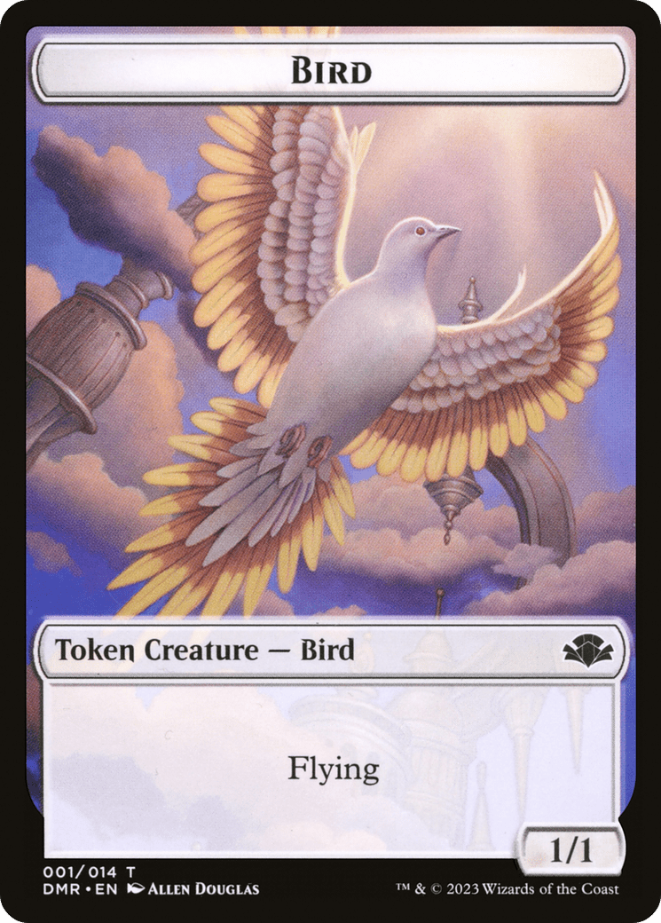 Bird (TDMR-001) - Dominaria Remastered Tokens Foil