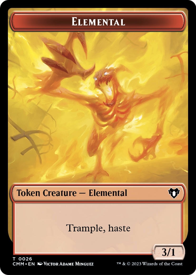 Elemental (TCMM-026) - Commander Masters Tokens