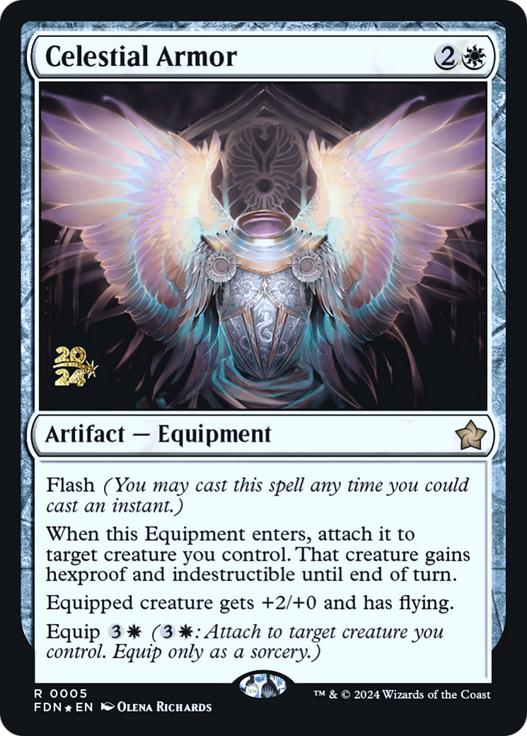 Celestial Armor (-005) - Prerelease Cards Foil