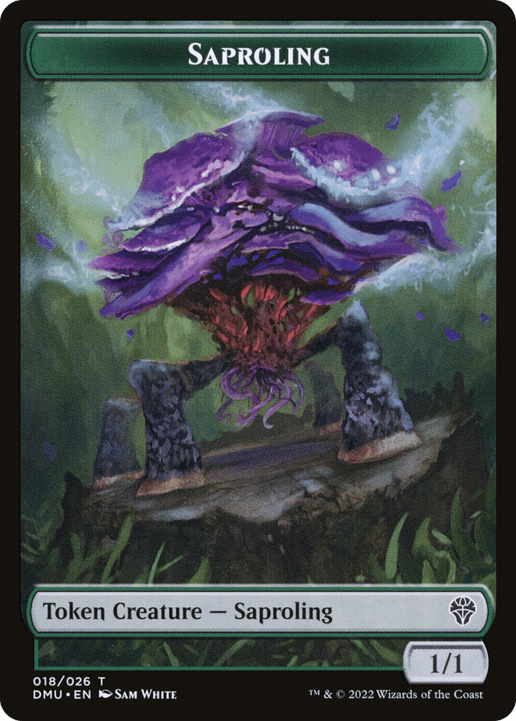 Saproling (TDMU-018) - Dominaria United Tokens Foil