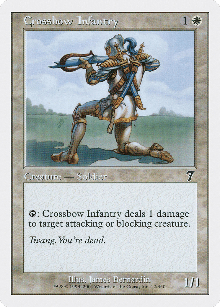 Crossbow Infantry (7ED-012) - Seventh Edition