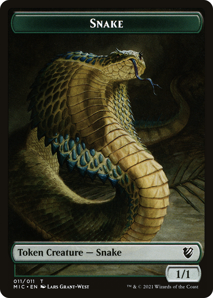 Snake (TMIC-011) - Midnight Hunt Commander Tokens