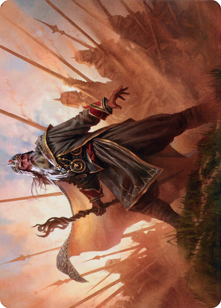 Hazezon, Shaper of Sand // Hazezon, Shaper of Sand (ADMU-046) - Dominaria United Art Series (Borderless)