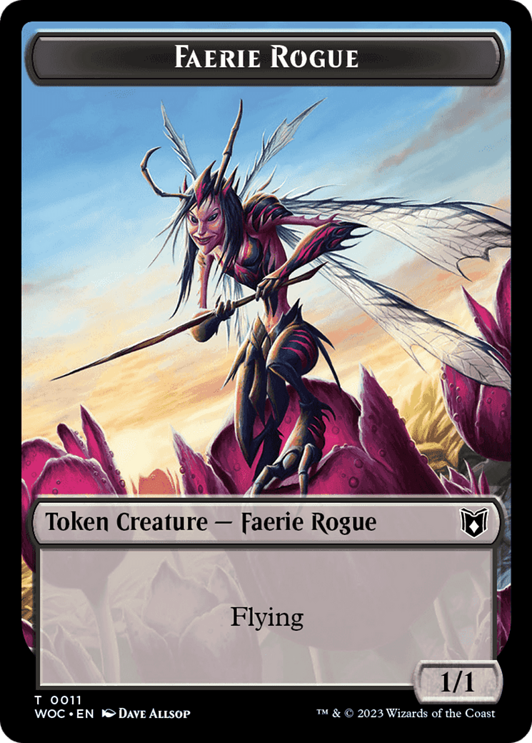 Faerie Rogue (TWOC-011) - Wilds of Eldraine Commander Tokens Foil