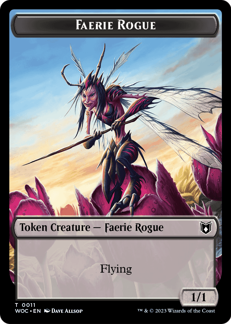Faerie Rogue (TWOC-011) - Wilds of Eldraine Commander Tokens
