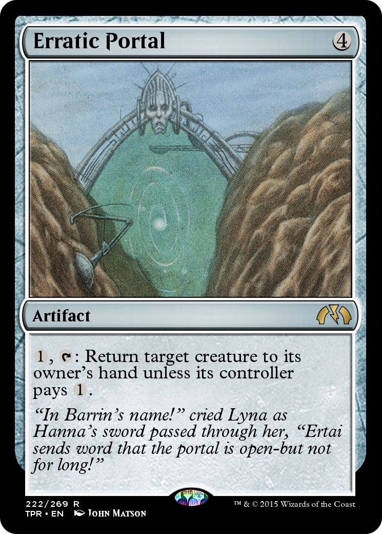 Erratic Portal (TPR-222) - Tempest Remastered Foil