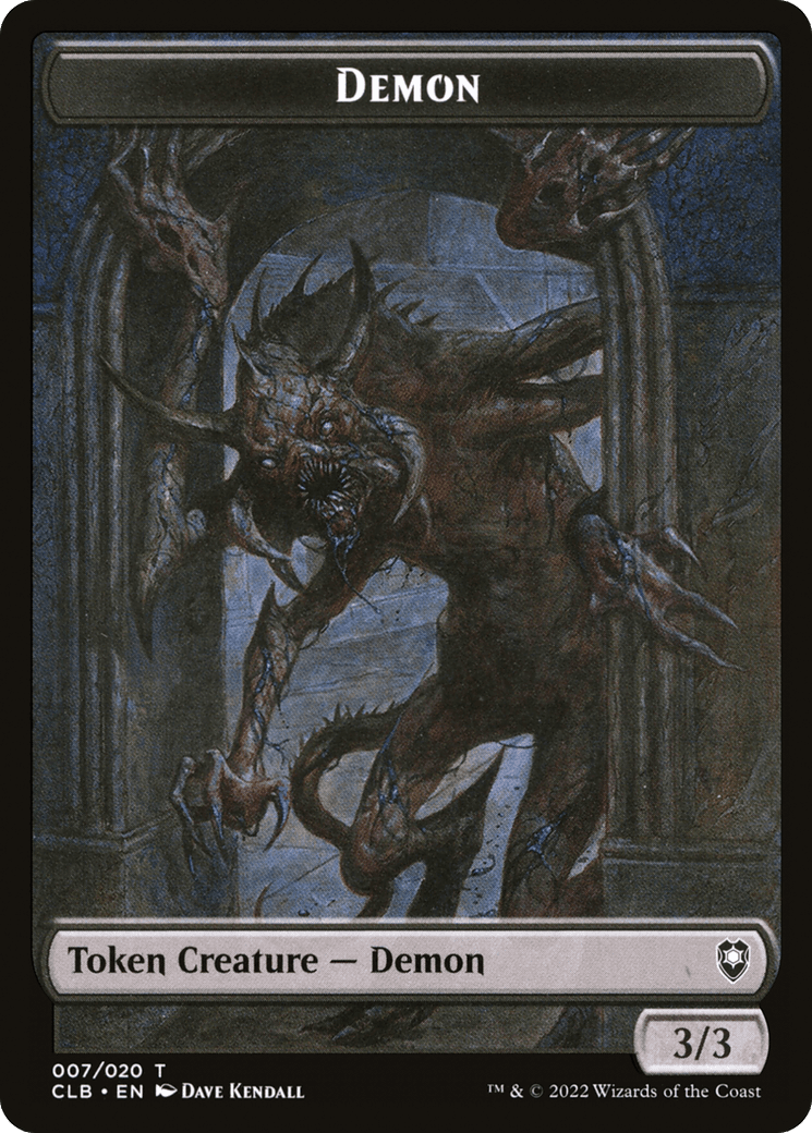 Demon (TCLB-007) - Battle for Baldur's Gate Tokens Foil