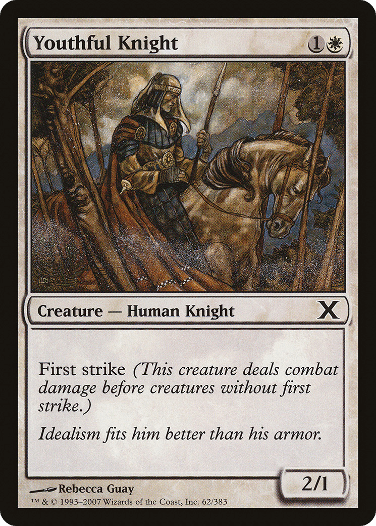 Youthful Knight (10E-062) - Tenth Edition