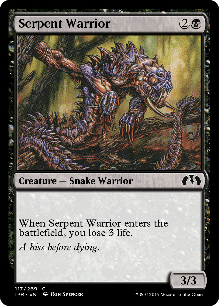 Serpent Warrior (TPR-117) - Tempest Remastered Foil