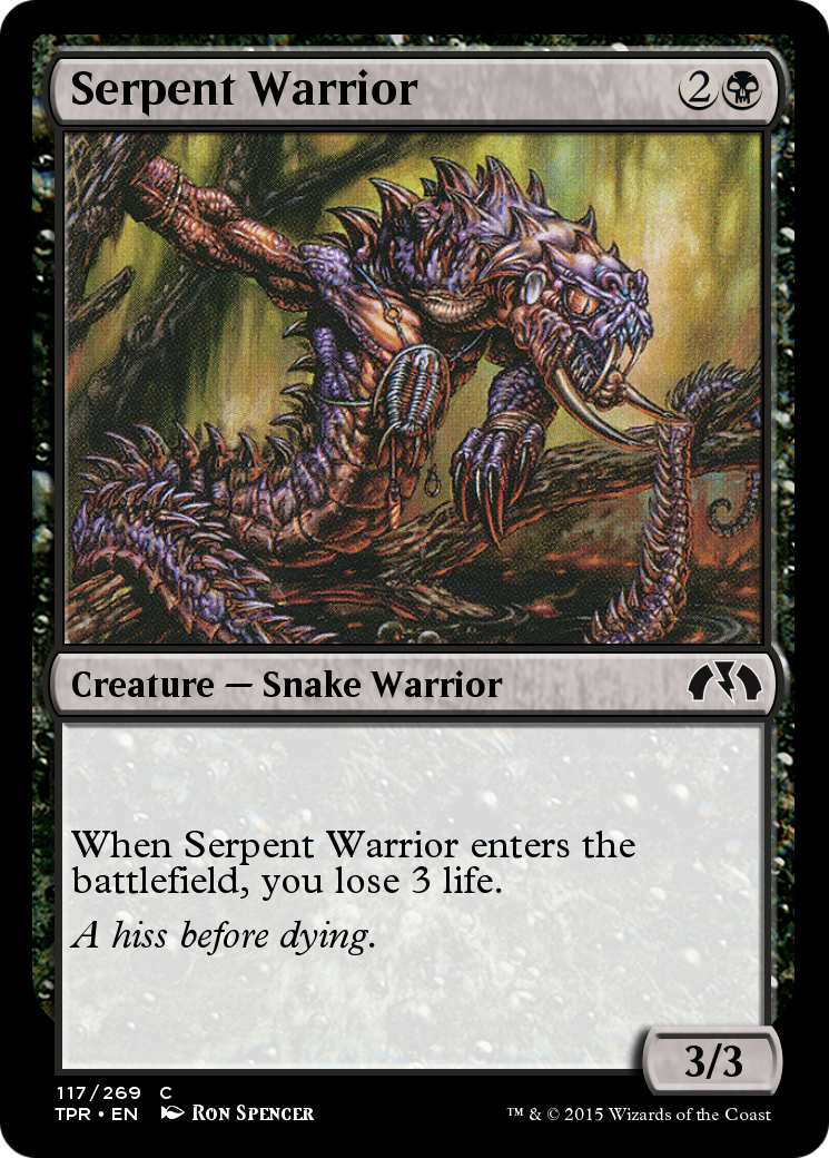 Serpent Warrior (TPR-117) - Tempest Remastered Foil