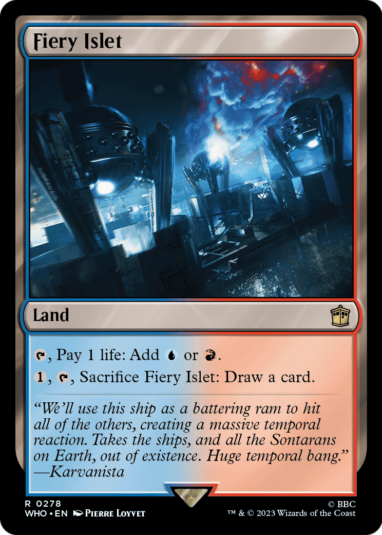 Fiery Islet (WHO-278) - Doctor Who Foil