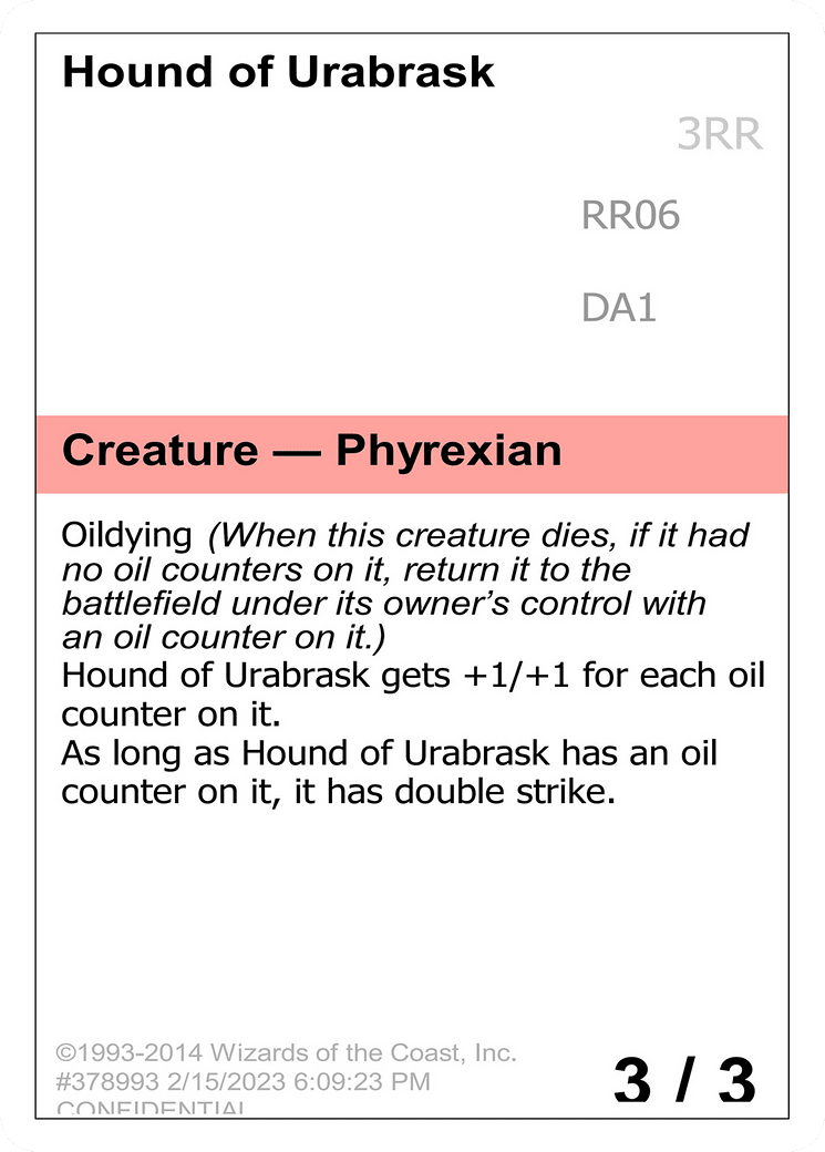Hound of Urabrask (DA1-RR06) - Unknown Event