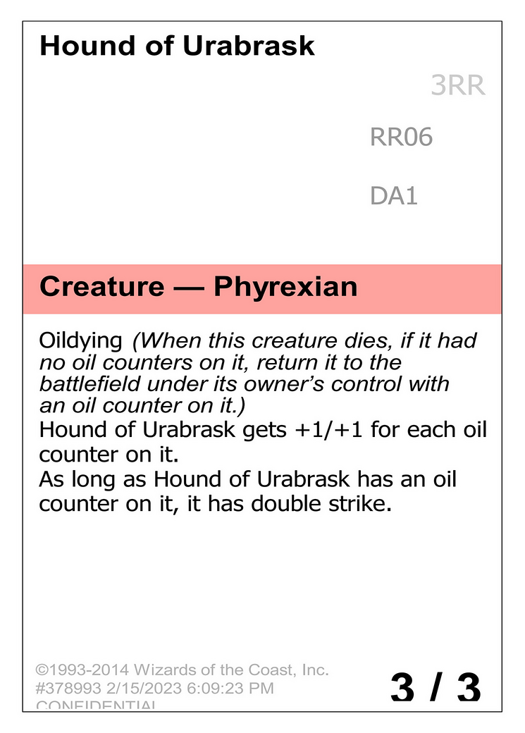 Hound of Urabrask (DA1-RR06) - Unknown Event