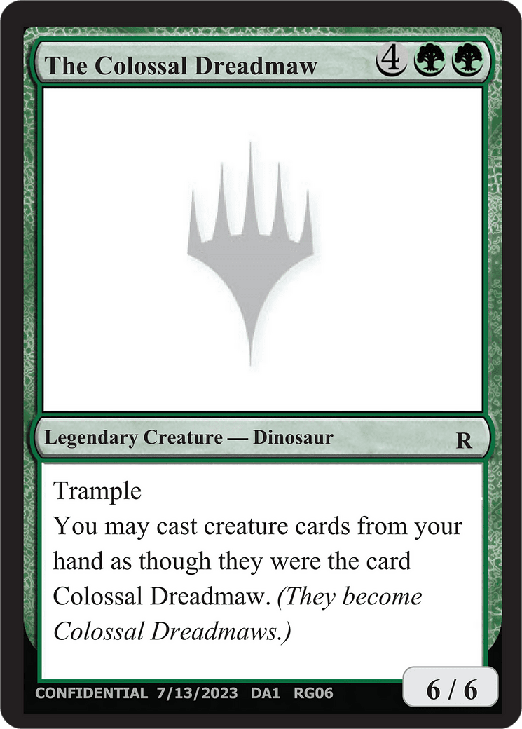 The Colossal Dreadmaw (DA1-RG06B) - Unknown Event