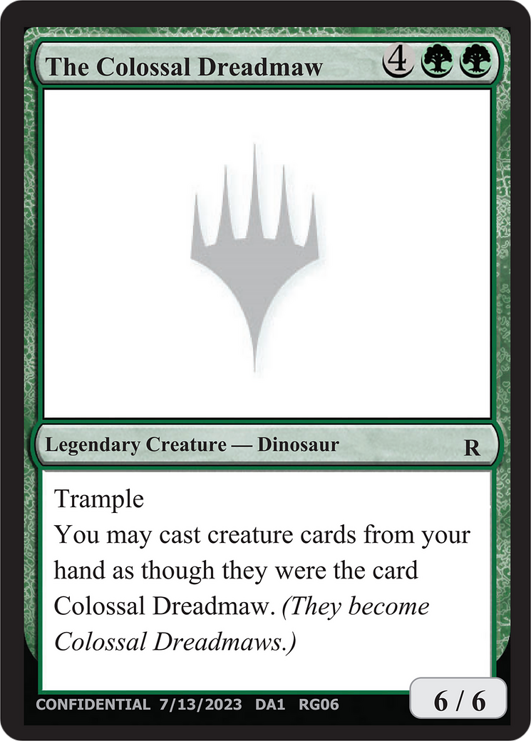 The Colossal Dreadmaw (DA1-RG06B) - Unknown Event