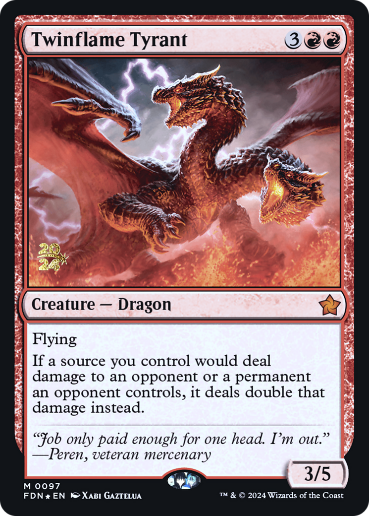 Twinflame Tyrant (-097) - Prerelease Cards
