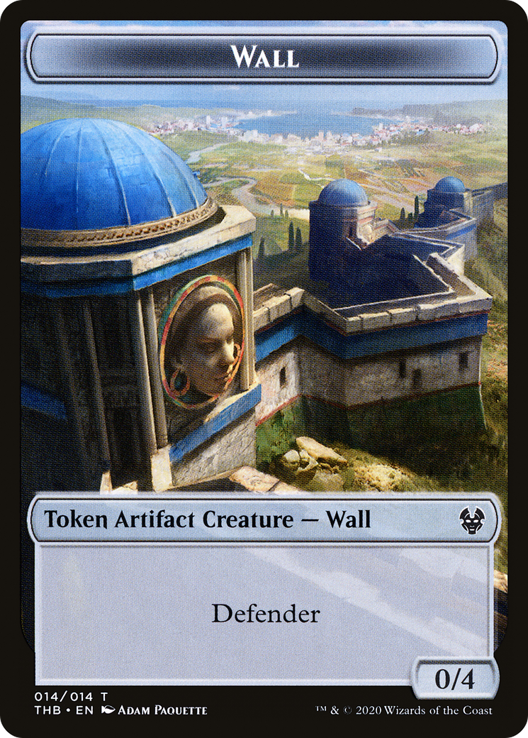 Wall (TTHB-014) - Theros Beyond Death Tokens Foil