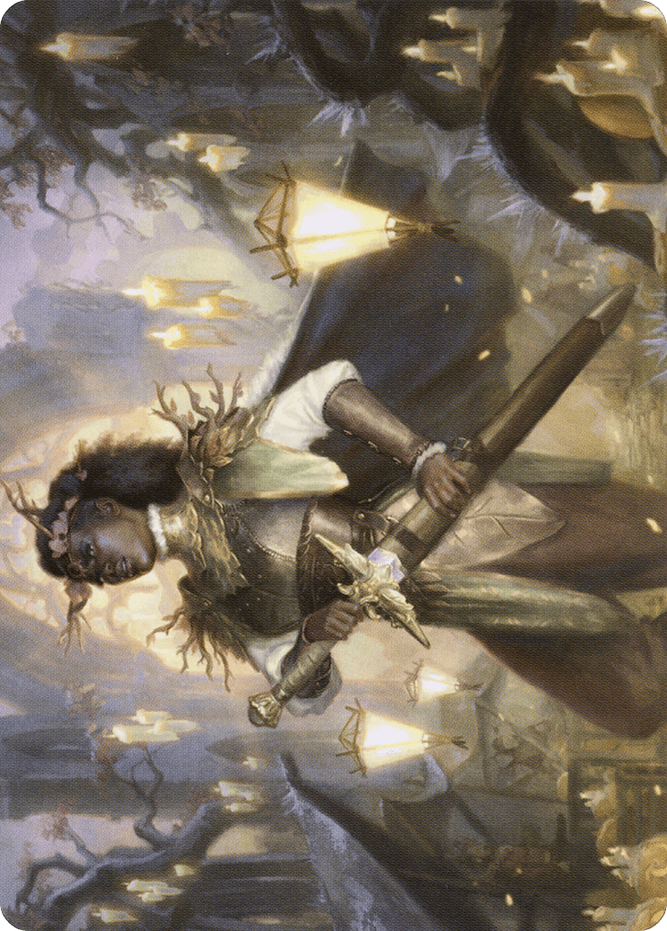 Sungold Sentinel // Sungold Sentinel (AMID-020) - Midnight Hunt Art Series (Borderless)