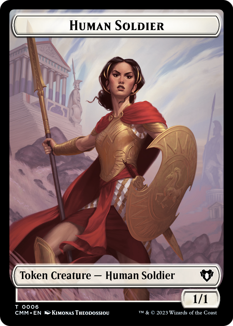 Human Soldier (TCMM-006) - Commander Masters Tokens Foil