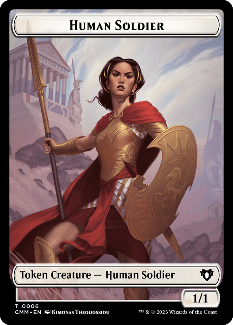 Human Soldier (TCMM-006) - Commander Masters Tokens