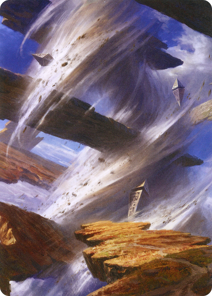 Plains // Plains (AZNR-008) - Zendikar Rising Art Series (Borderless)