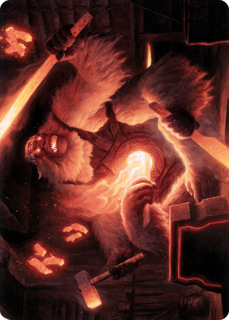 Kami of Industry // Kami of Industry (ANEO-017) - Neon Dynasty Art Series (Borderless) Foil