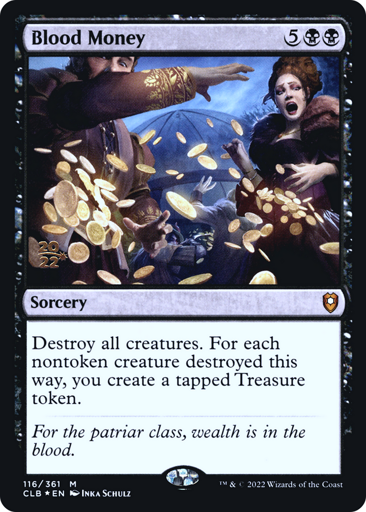 Blood Money (PCLB-116S) - Battle for Baldur's Gate Promos Foil