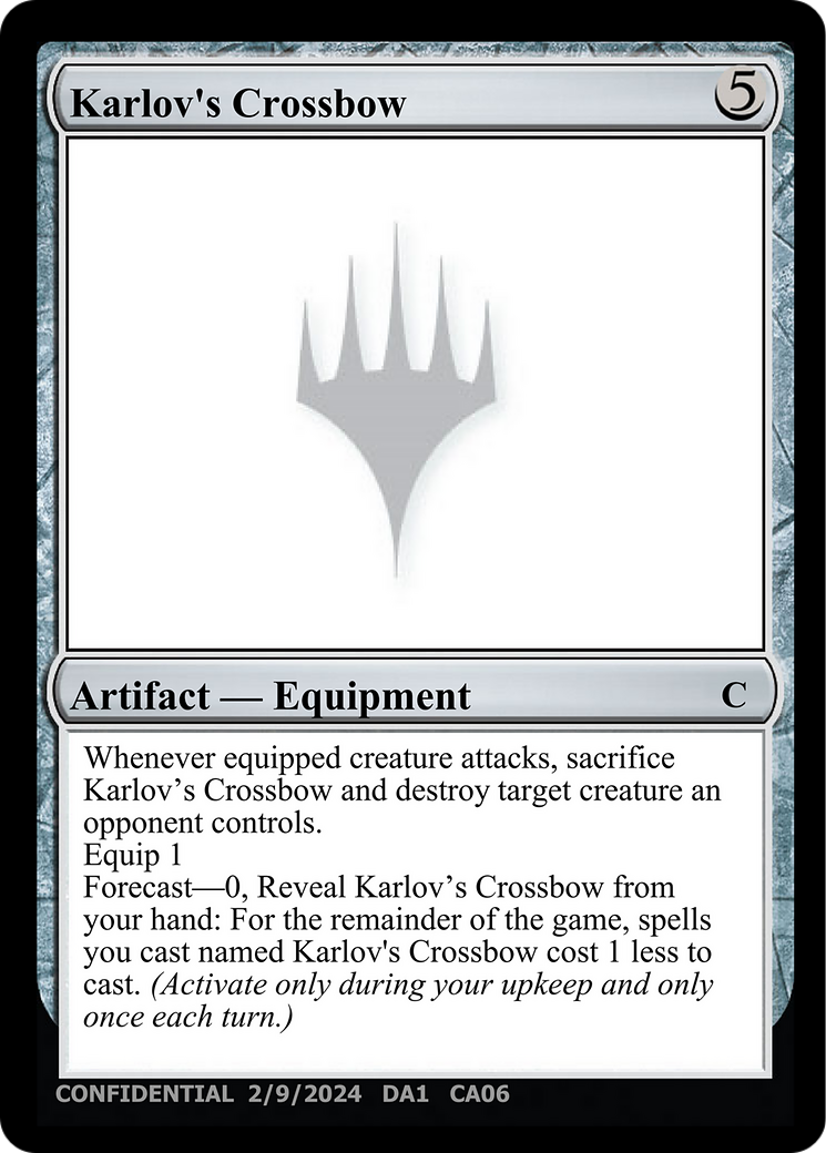 Karlov's Crossbow (DA1-CA06A) - Unknown Event