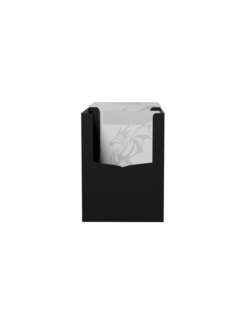 Dragon Shield | Double Shell Deck Box | White/Black