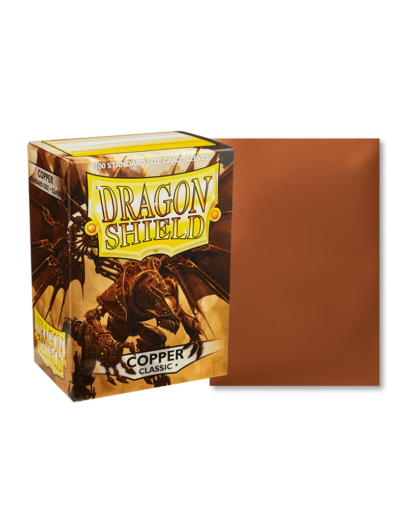 Dragon Shield | Standard Size Sleeves | 100ct | Copper (Classic)