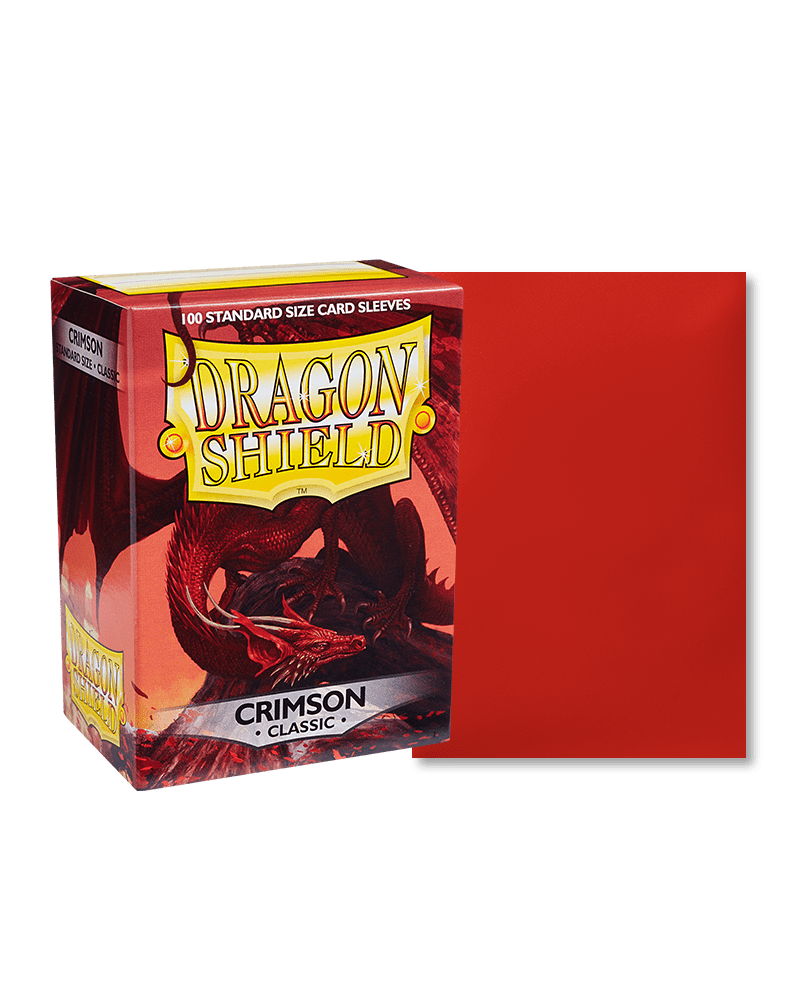 Dragon Shield | Standard Size Sleeves | 100ct | Crimson (Classic)