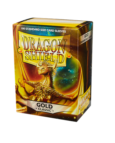 Dragon Shield Classic Sleeves | Standard Size | 100ct Gold