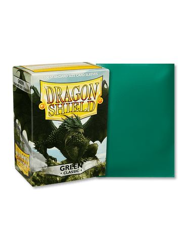 Dragon Shield Classic Sleeves | Standard Size | 100ct Green