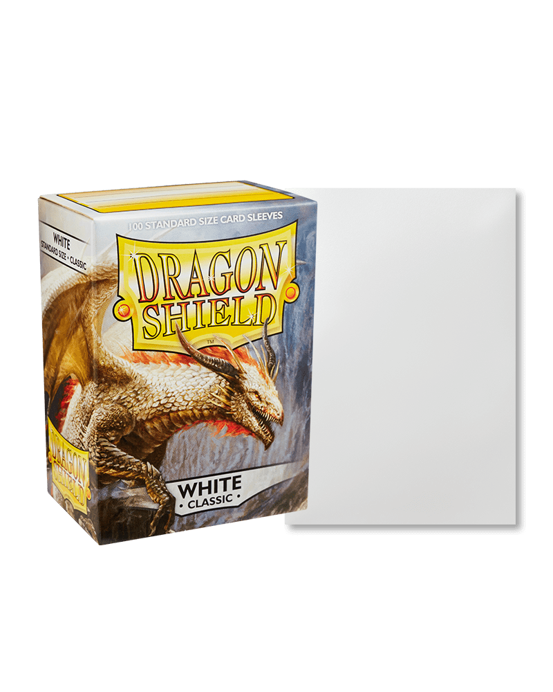 Dragon Shield | Standard Size Sleeves | 100ct | White (Classic)