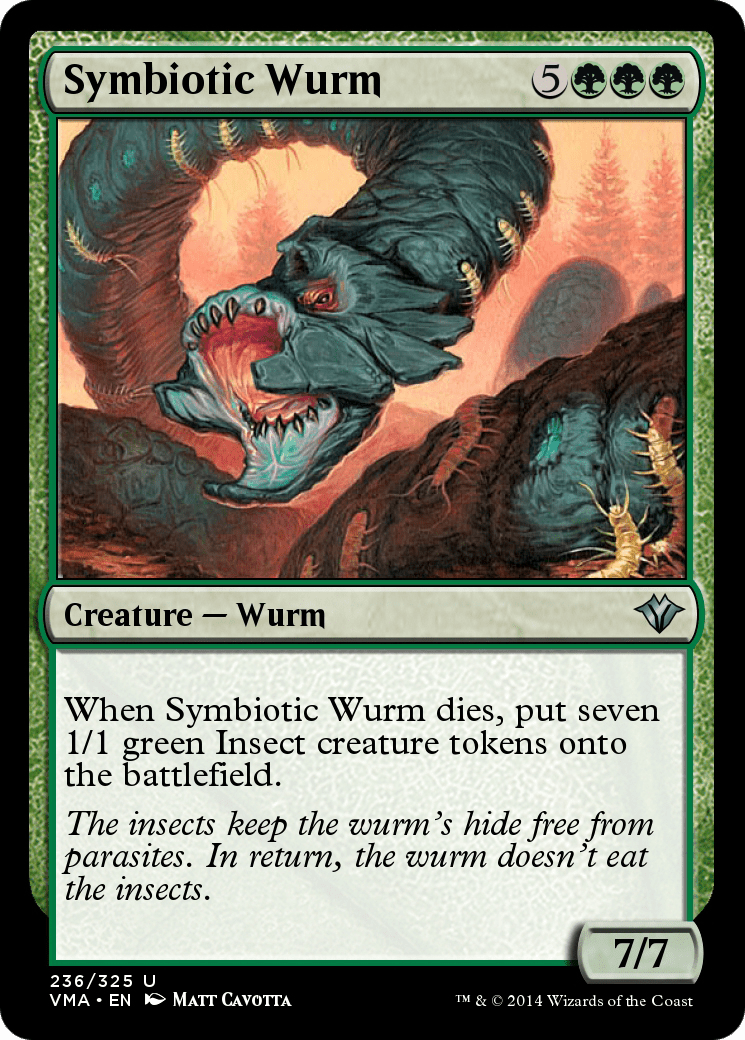 Symbiotic Wurm (VMA-236) - Vintage Masters Foil