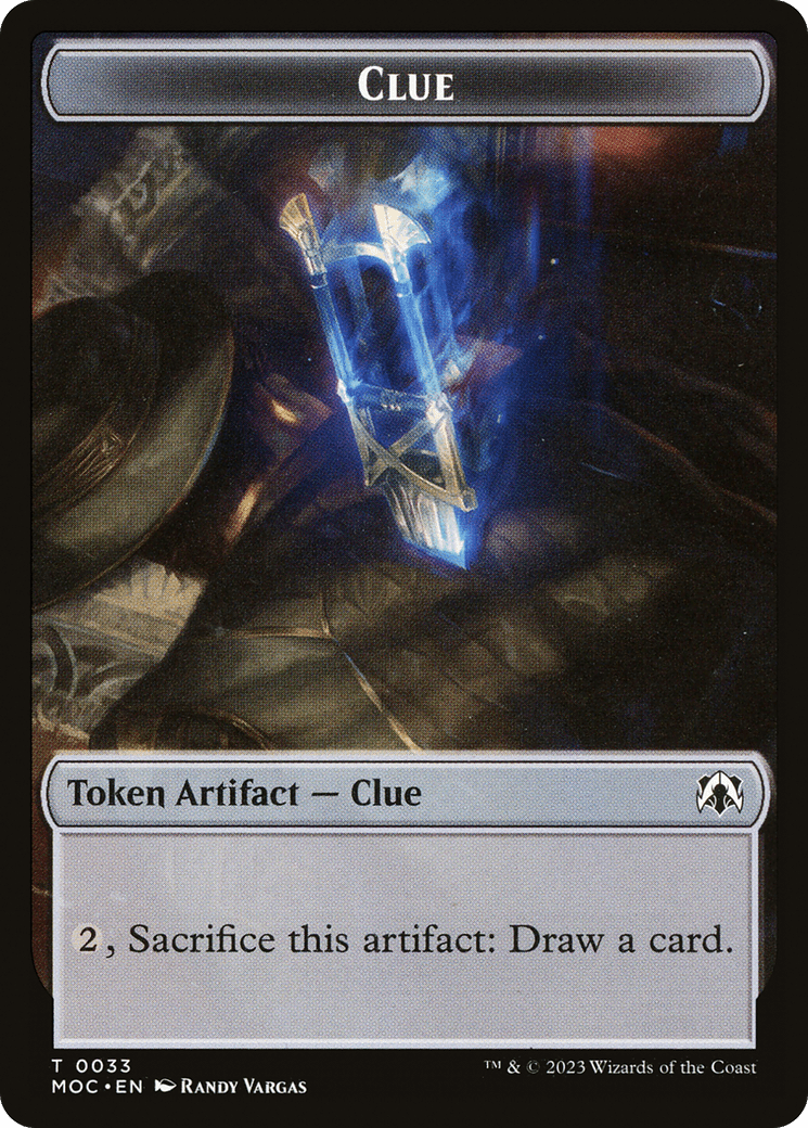 Clue (TMOC-033) - March of the Machine Commander Tokens