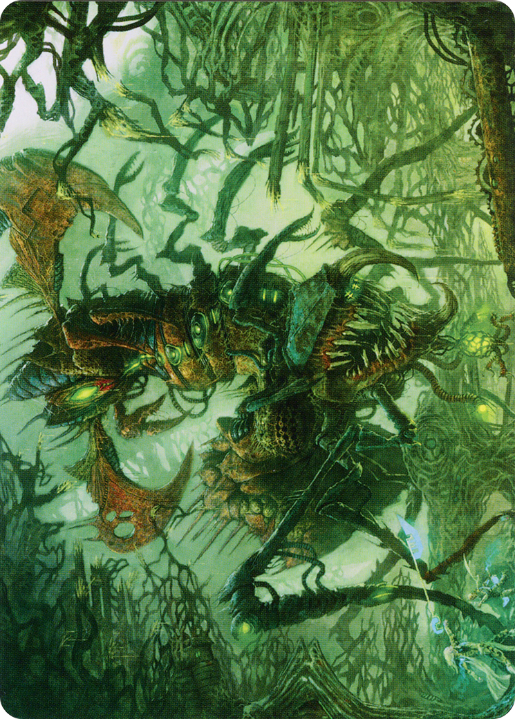 Skyscythe Engulfer // Skyscythe Engulfer (AONE-042) - Phyrexia: All Will Be One Art Series (Borderless)