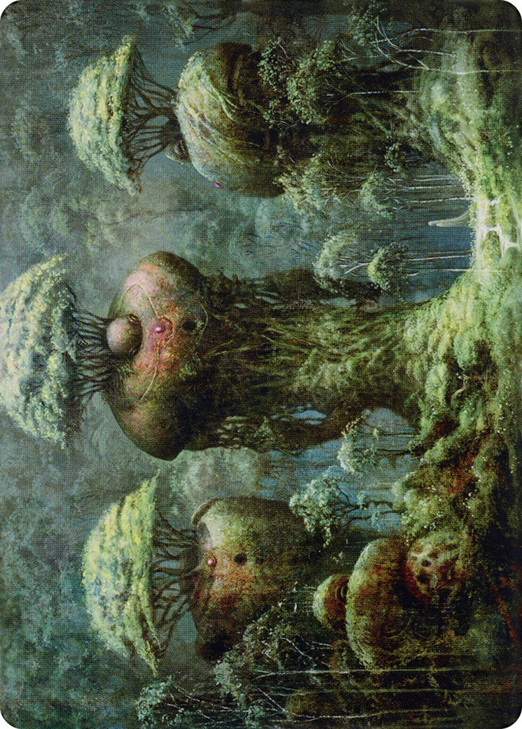 Forest // Forest (ADMU-065) - Dominaria United Art Series (Borderless) Foil