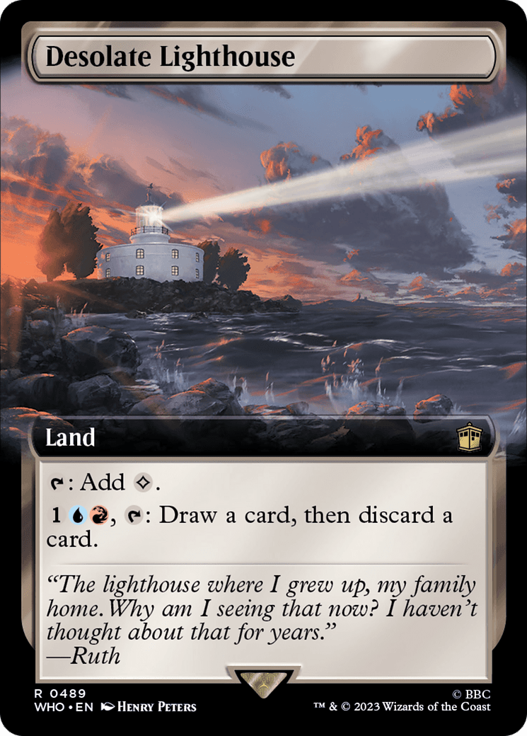Desolate Lighthouse (WHO-489) - Doctor Who: (Extended Art) Foil