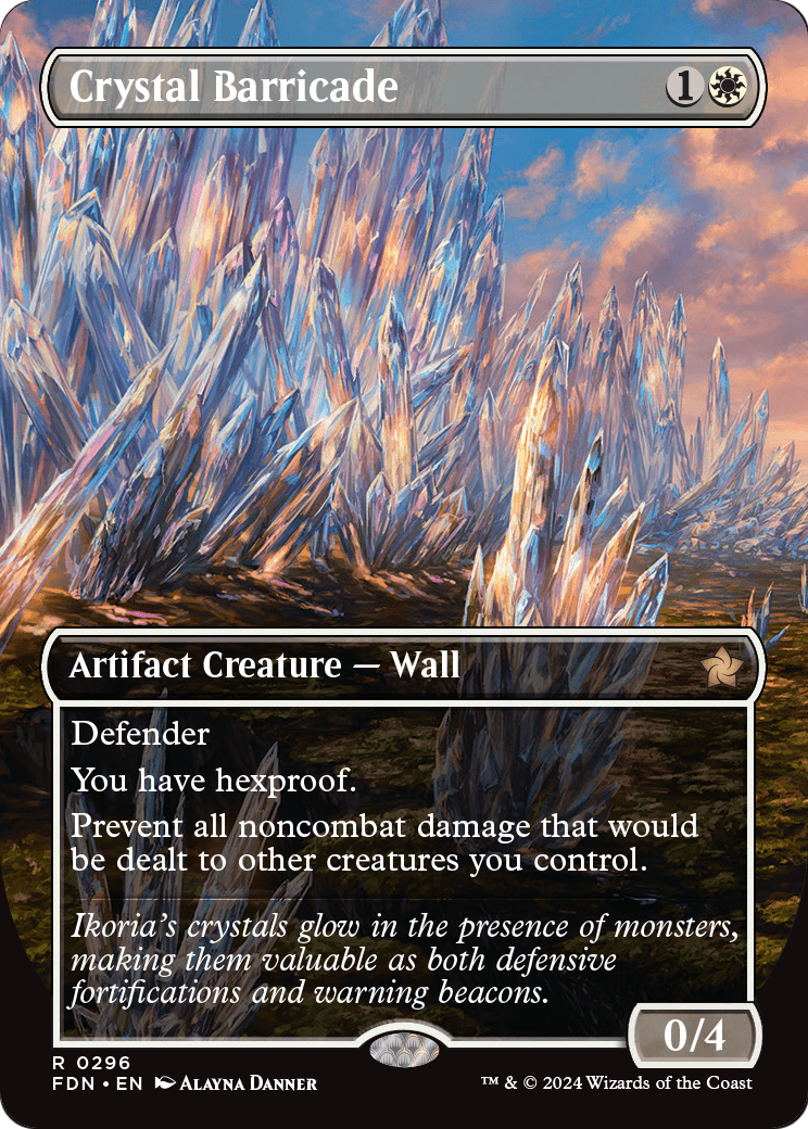 Crystal Barricade (FDN-296) - Foundations (Borderless)