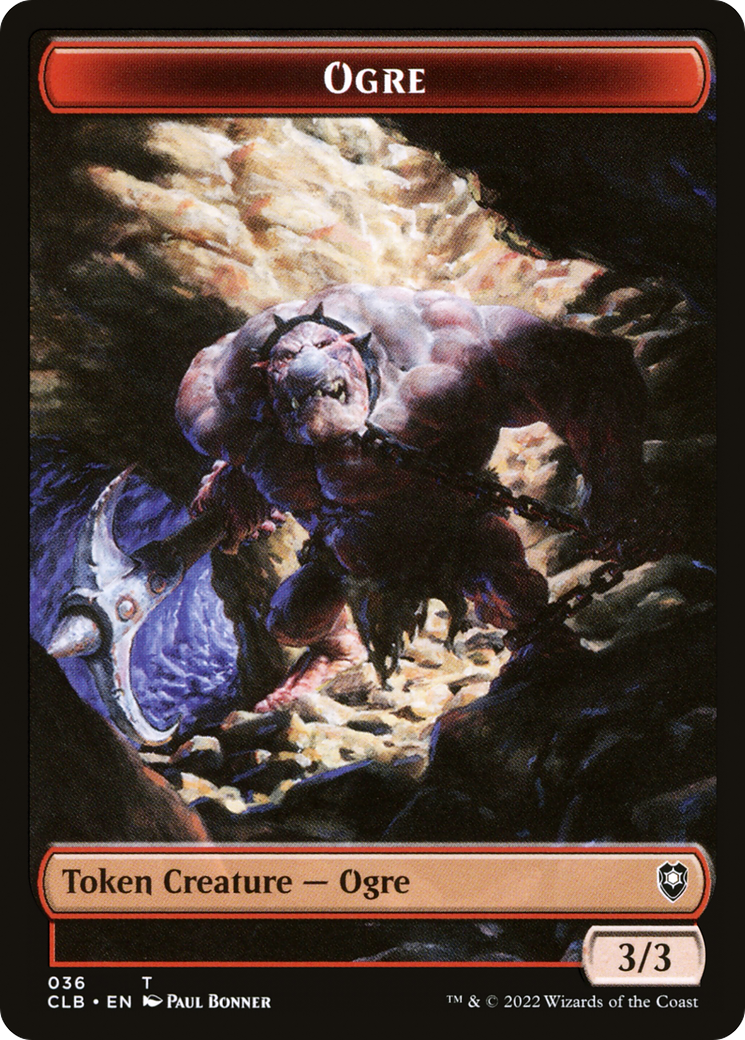 Ogre (TCLB-036) - Battle for Baldur's Gate Tokens